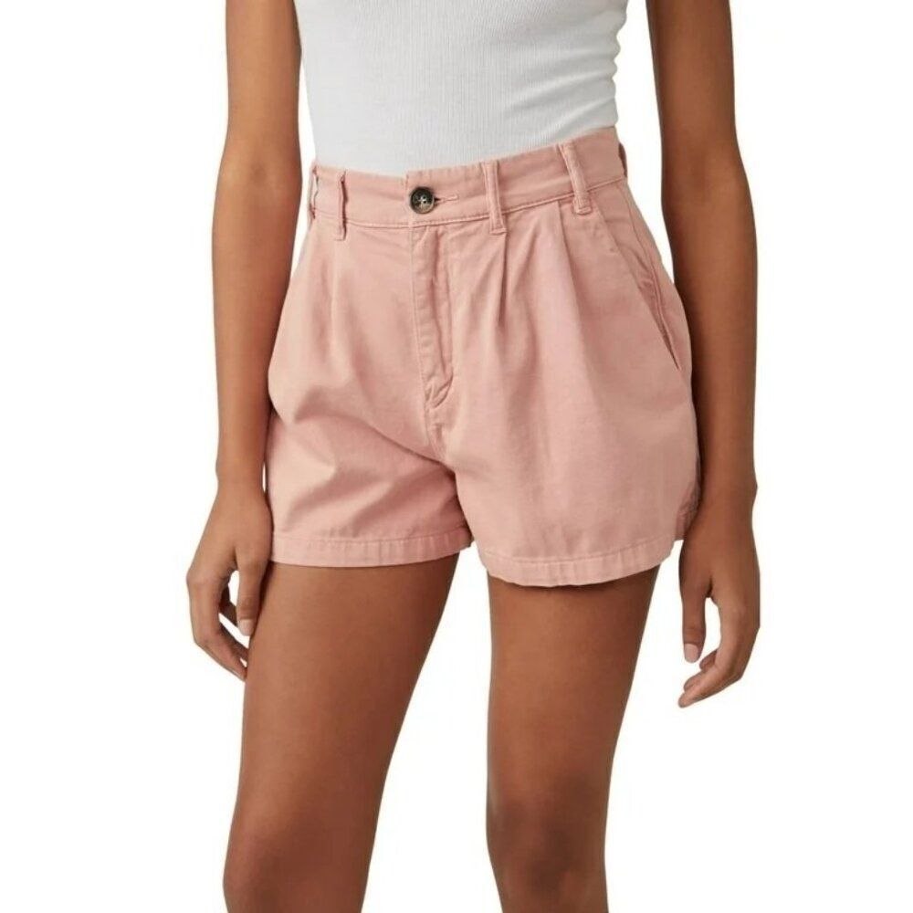 Free People Pink High Waist Shorts